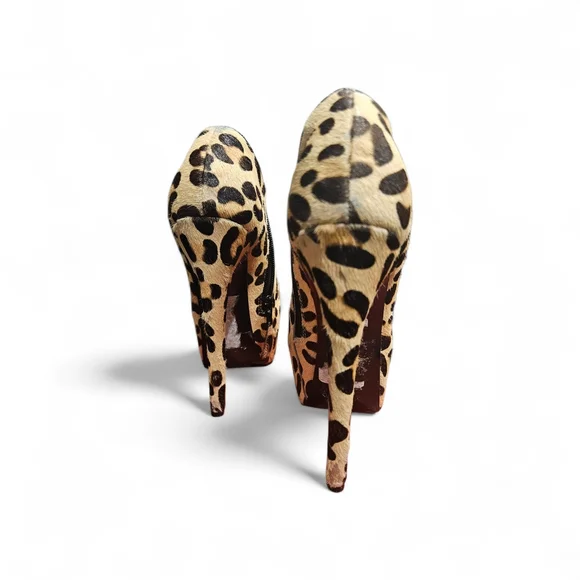 Steve Madden Leopard Print Stiletto Heels - Picture 4 of 10
